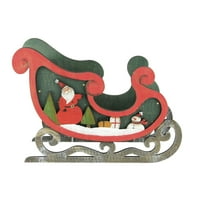 10 Drveni Djed Mraz i snjegovića ukrasni stol Top božićni sanjivci