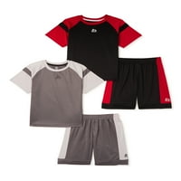Majice i kratke hlače za izvedbu dječaka, 4-dijelni set, veličine 4-28