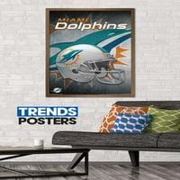 Miami Dolphins - plakat na zidu s kacigom, 22.375 34