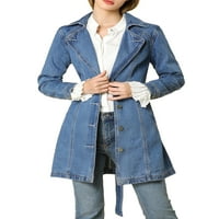 Jedinstvene ponude za žensku remenu s remenom Jean Long Traper jakna