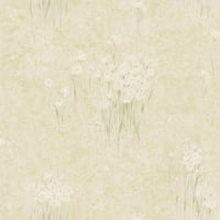 Brewster Mae beige jasmine cvjetovi pozadina
