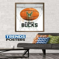 Milwaukee Bucks - plakat za kapanje kuglice, 22.375 34