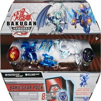 Bakugan Baku-Gear 4-Pack, Pegatri Ultra s коллекционными figurama Baku-Gear i Nillious Ultra